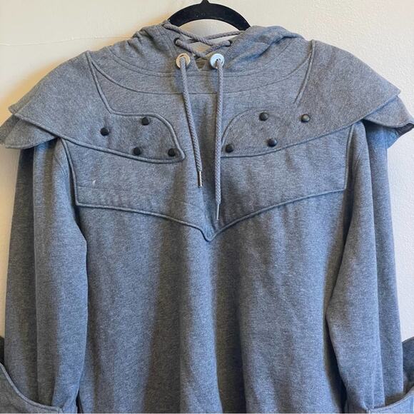 The Knight Hoodie M in Shining Armor sweater hoodie helmet gray - Picture 2 of 9